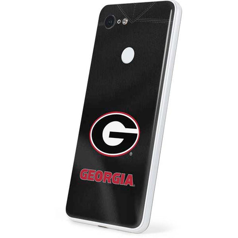 University of Georgia Black Jersey Google Pixel 3 Skin